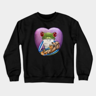 "Frog and Dog" - Frog Life collection Crewneck Sweatshirt